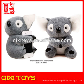 animales peluches rellenos peluche de juguete koala teléfono móvil